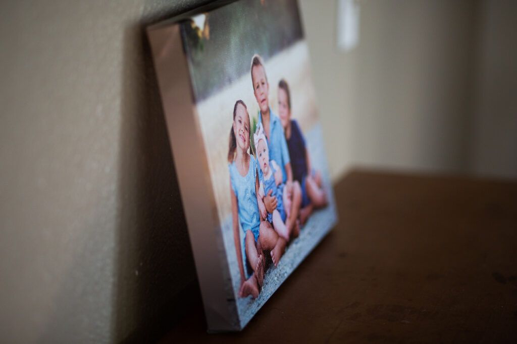 printed photo on canvas 
