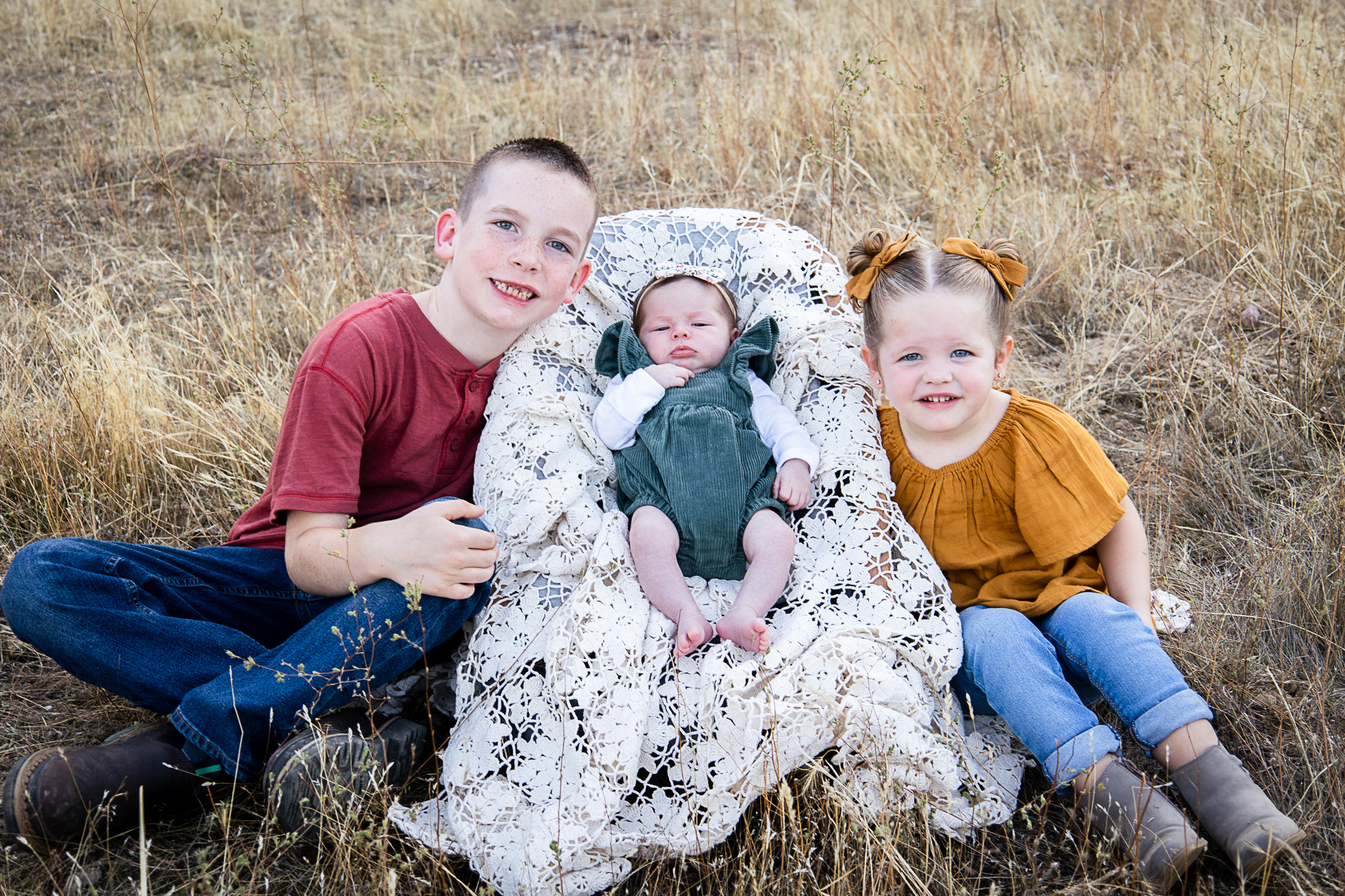 grandkids sitting for picture