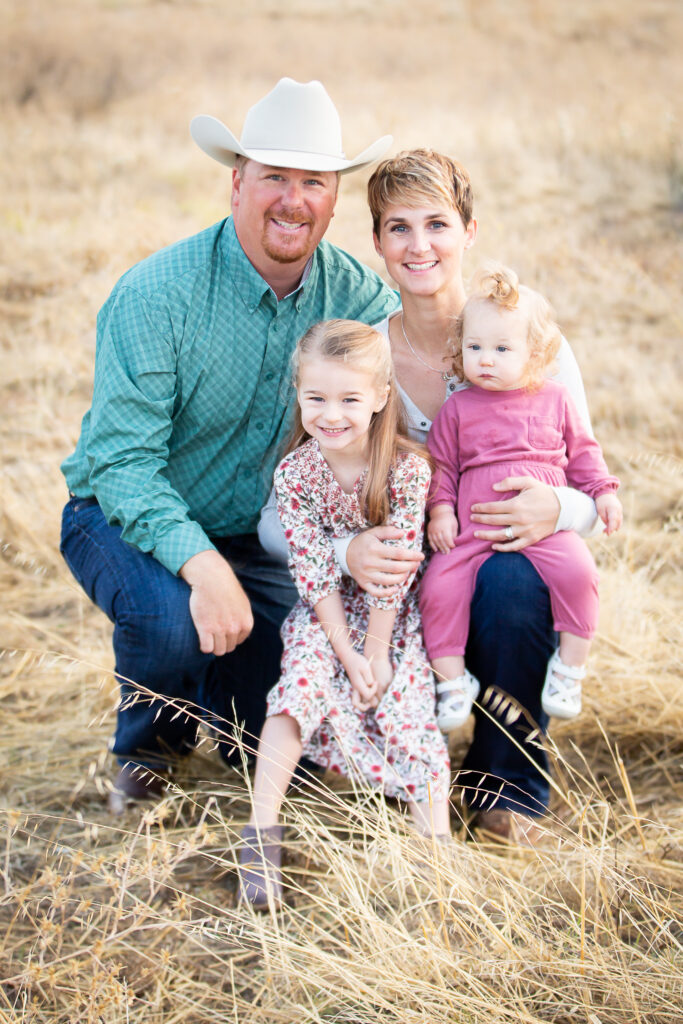 sunrise family session in red bluff ca