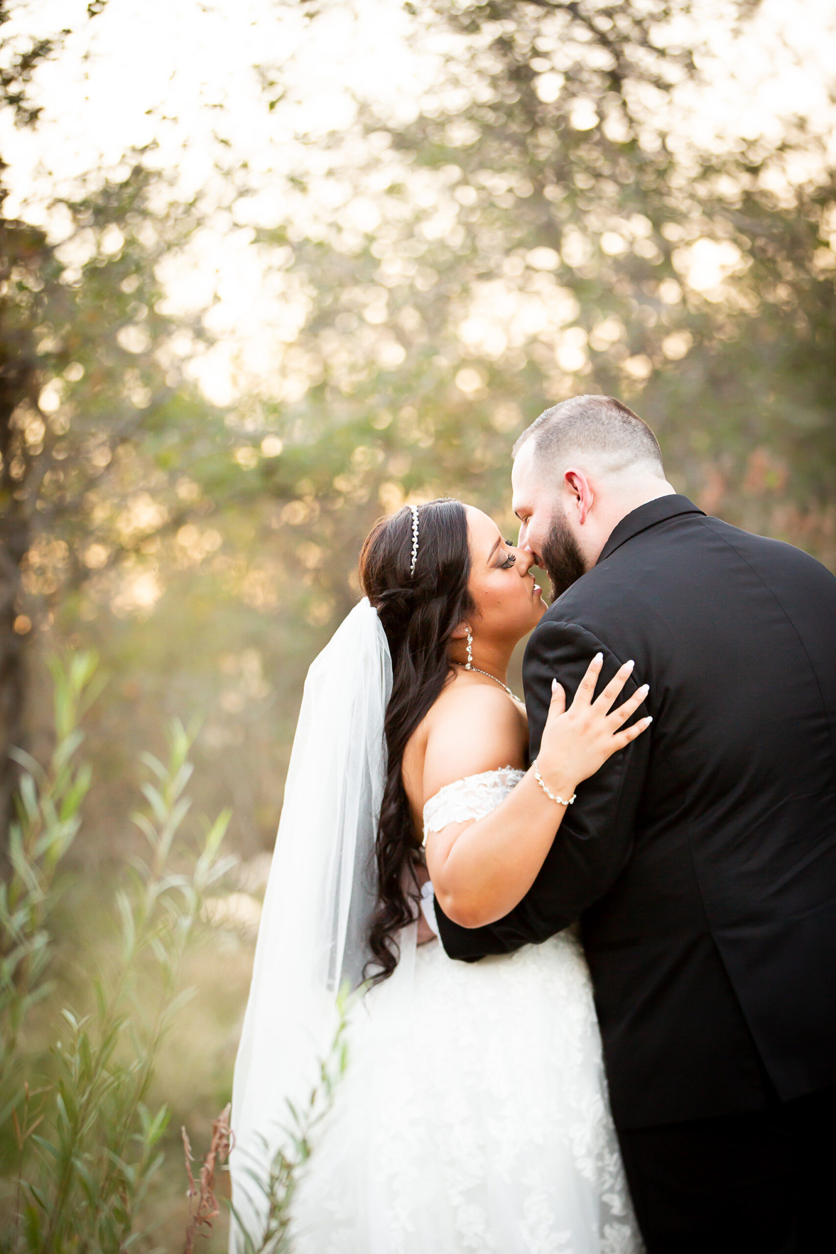 wedding portrait by Redding wedding photographer