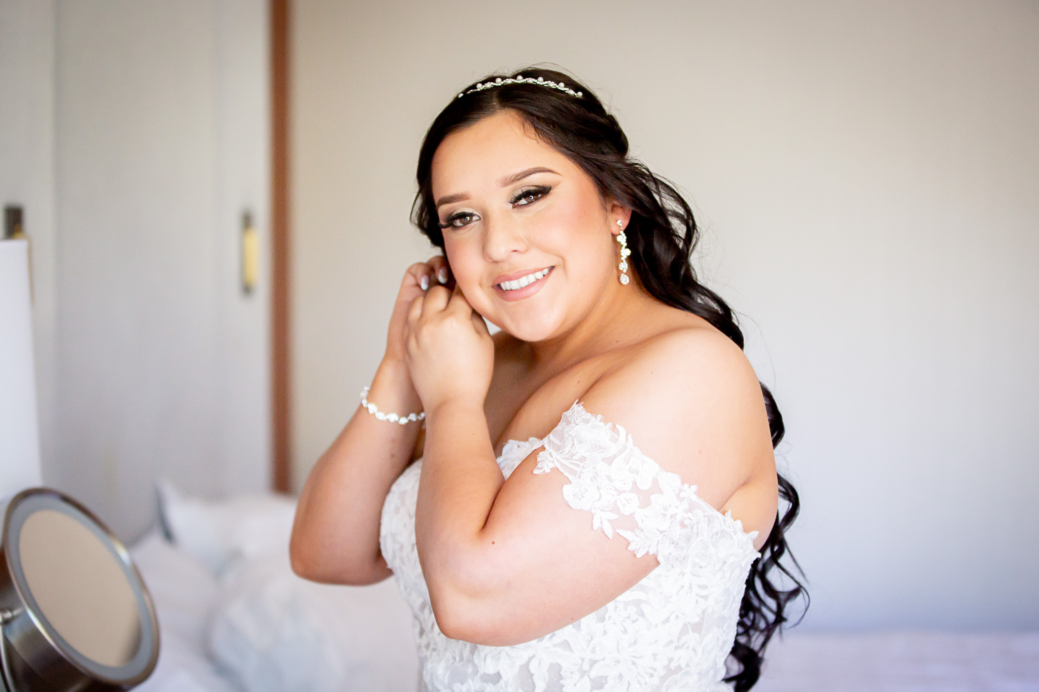 bride getting ready