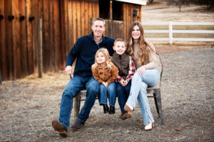 family of four photoshoot in red bluff ca