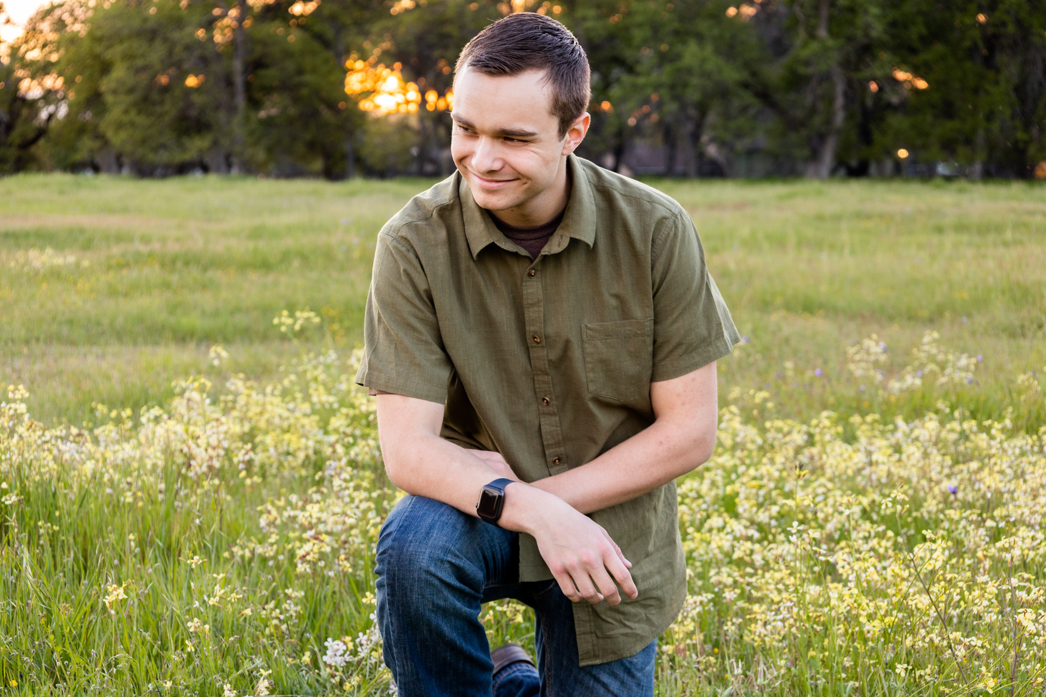 red bluff senior portraits in spring