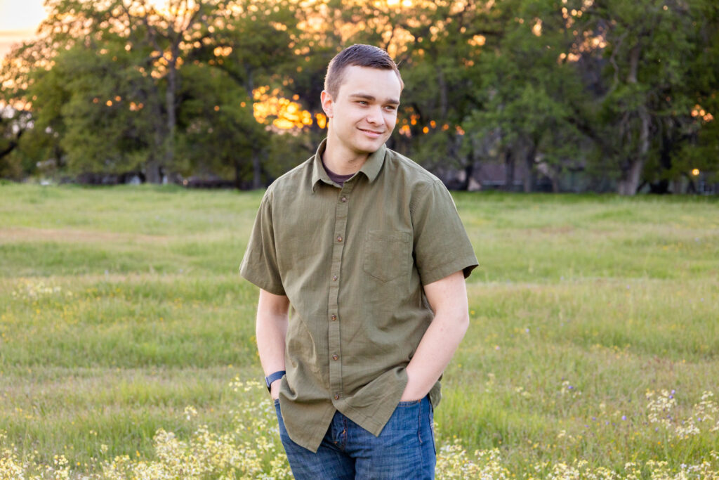 senior photo of high school senior